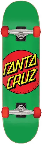 Santa Cruz Classic Dot Mid Sk8 7.8&#034; Complete Skateboard