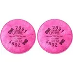 3M 2091 P100 Particulate Filter, Pink, 3 Pairs