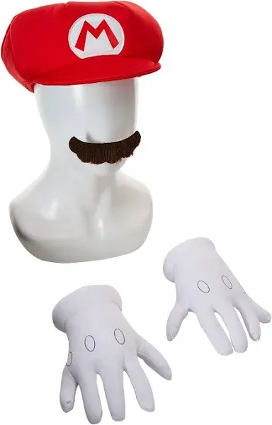 Super Mario Mario Boys' Costume Accessory Kit