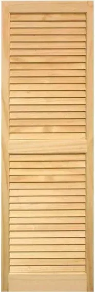 Pinecroft Exterior Louvered Shutters 15 x