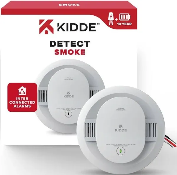 Kidde Smoke Detector 10-Year Battery