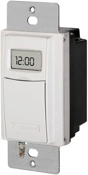 Intermatic ST01 7 Day Programmable In Wall Digital Timer Switch