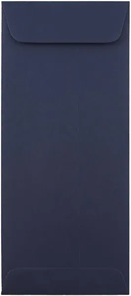 JAM Paper #10 Policy Business Envelopes 4.125 x 9.5 Navy Blue LEBA317I