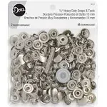 Dritz 5∕8" Heavy Duty Snaps & Tools, 60 Sets, Nickel