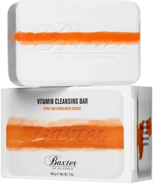 Baxter of California Vitamin Cleansing Bar Citrus Herbal Musk 7 oz