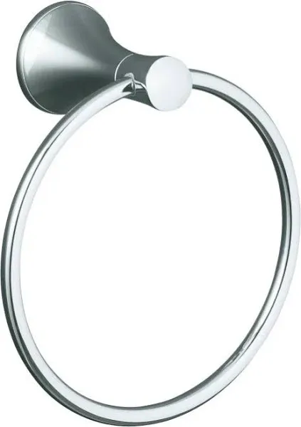 Kohler K-13435-CP Coralais Polished Chrome Towel Ring