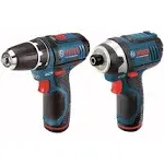 Bosch Drill Kit CLPK22-120 12-V 2-Tool Combo Kit Drill / Impact Driver