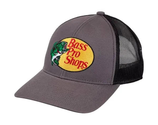 Bass Pro Shops Club Mens Embroidered Green Snapback Trucker Hat