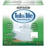 Rust-Oleum 384165 Tub And Tile Refinishing 2-Part Kit, Gloss White,White