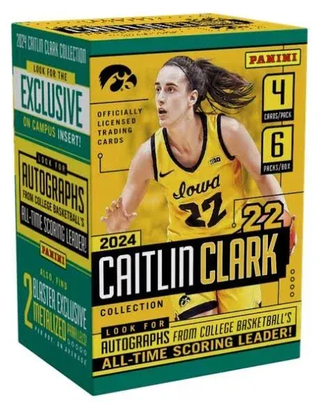 2024 Panini Caitlin Clark Collection Basketball Blaster Box