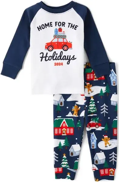 The Children's Place Unisex Matching Family Home For The Holidays Pajama Sets