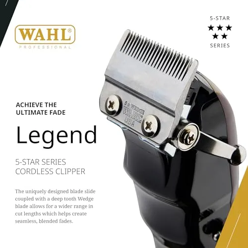 Wahl Professional 5-Star Cordless Legend Hair Clipper With Taper Lever 8594