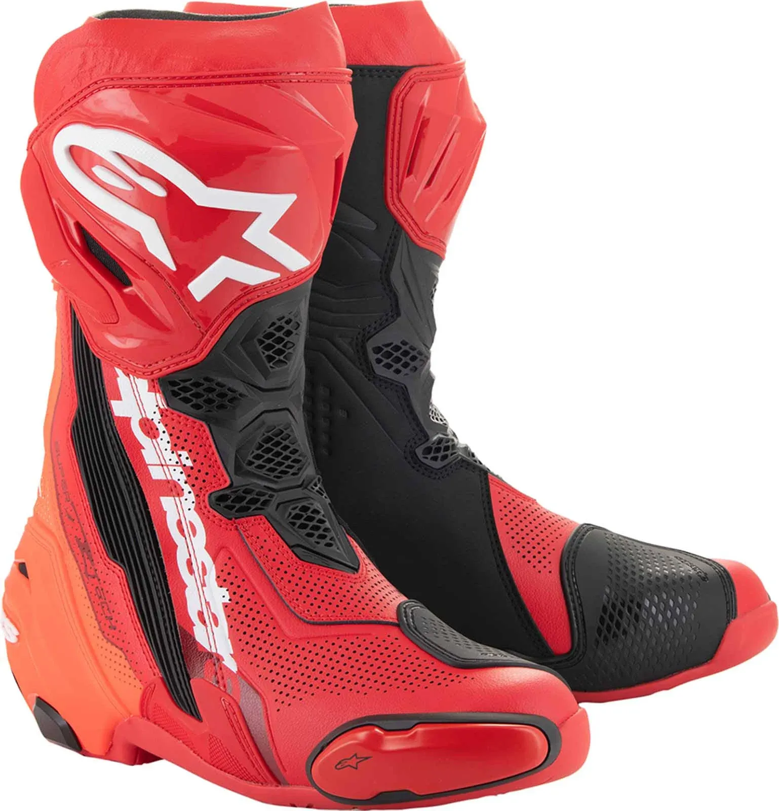 ALPINESTARS Supertech R Vented Boots - Red - US 9.5/EU 44 2220121-3029-44