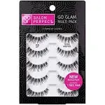 Salon Perfect Go Glam Multi Pack Lashes, Demi Wispie, 5 Pairs, Black