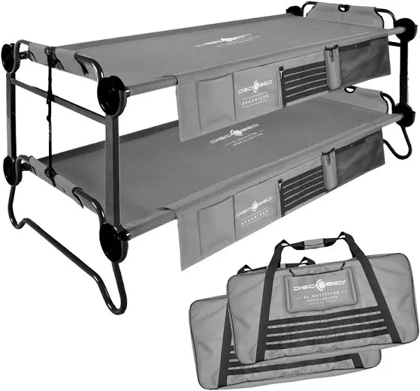 Disc-O-Bed XL Grey Outfitter Edition with Organizers