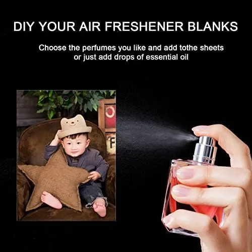 GEKIXUTP 150 Pcs Sublimation Air Fresheners Blanks