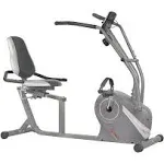 Sunny Health & Fitness Cross Trainer Magnetic Recumbent Bike with Arm Exercisers