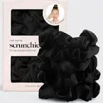 Kitsch Satin Sleep Scrunchies Black