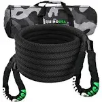 Rhino USA Kinetic Energy Recovery Rope 1.25in x 30ft Black