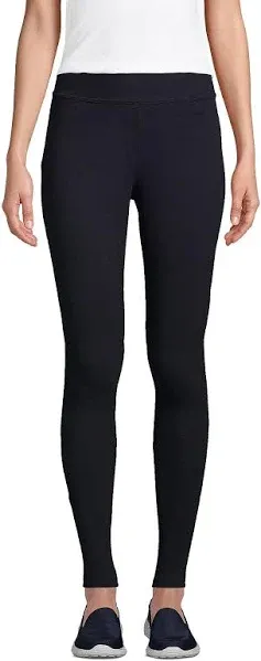 Lands' End Women's Starfish Mid Rise Knit Leggings