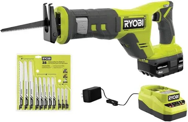 RYOBI ONE+ 18V Cordless Reciprocating Saw (Tool Only), PCL515B