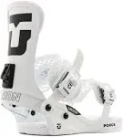 Union Force Classic Snowboard Bindings - Team White M