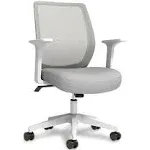 Union & Scale Essentials Ergonomic Fabric Swivel Task Chair, Gray