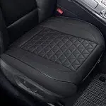 Black Panther Luxury Faux Leather Car Seat Cover Front Bottom Seat Cushion Cover