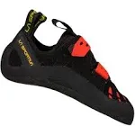 La Sportiva Men's Tarantula Climbing Shoe - 46.5 - Black / Poppy