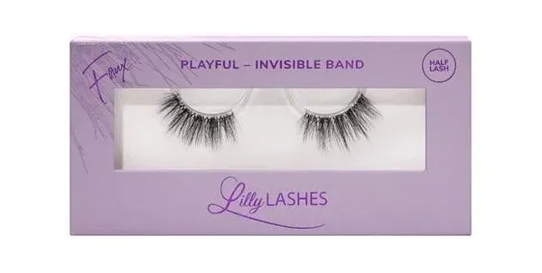 Lilly Lashes Sheer Half Band False Eyelashes