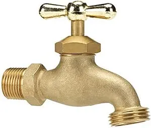 Homewerks 3/4 in. MIP pc X 3/4 in. MHT Brass Hose Bibb