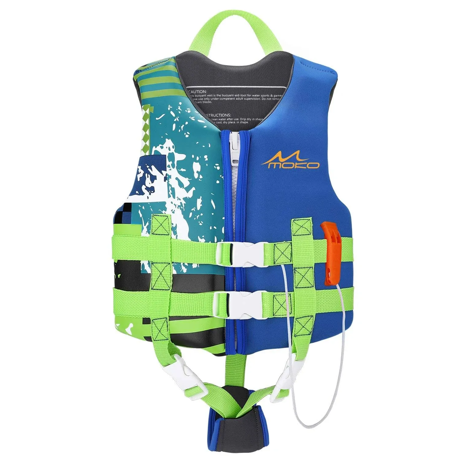 MoKo Swimming Vest for Kids 46-77 lbs, Clearance Children Swim Vests Water Activity Equipment Cute Pattern Watersports Swimming Device for Toddlers