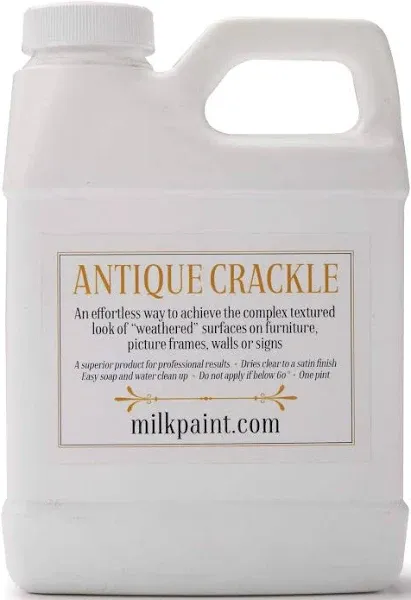 Old Fashioned Milk Paint Crackle Finish Pint