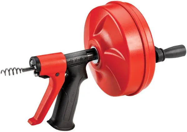 RIDGID 57043 Power Spin+ 1/4&#034; x 25&#039; Hybrid Drain Cleaning Machine Snake Auger