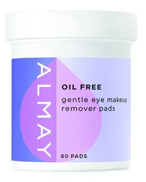 Almay Oil Free Eye Makeup Remover Pads, 80 Counts