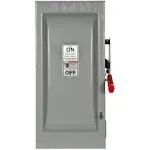 Siemens HNF363 Enclosed Heavy Duty Low Voltage Non-Fusible Single Throw Safety Switch 600 VAC 100 A 3 Poles