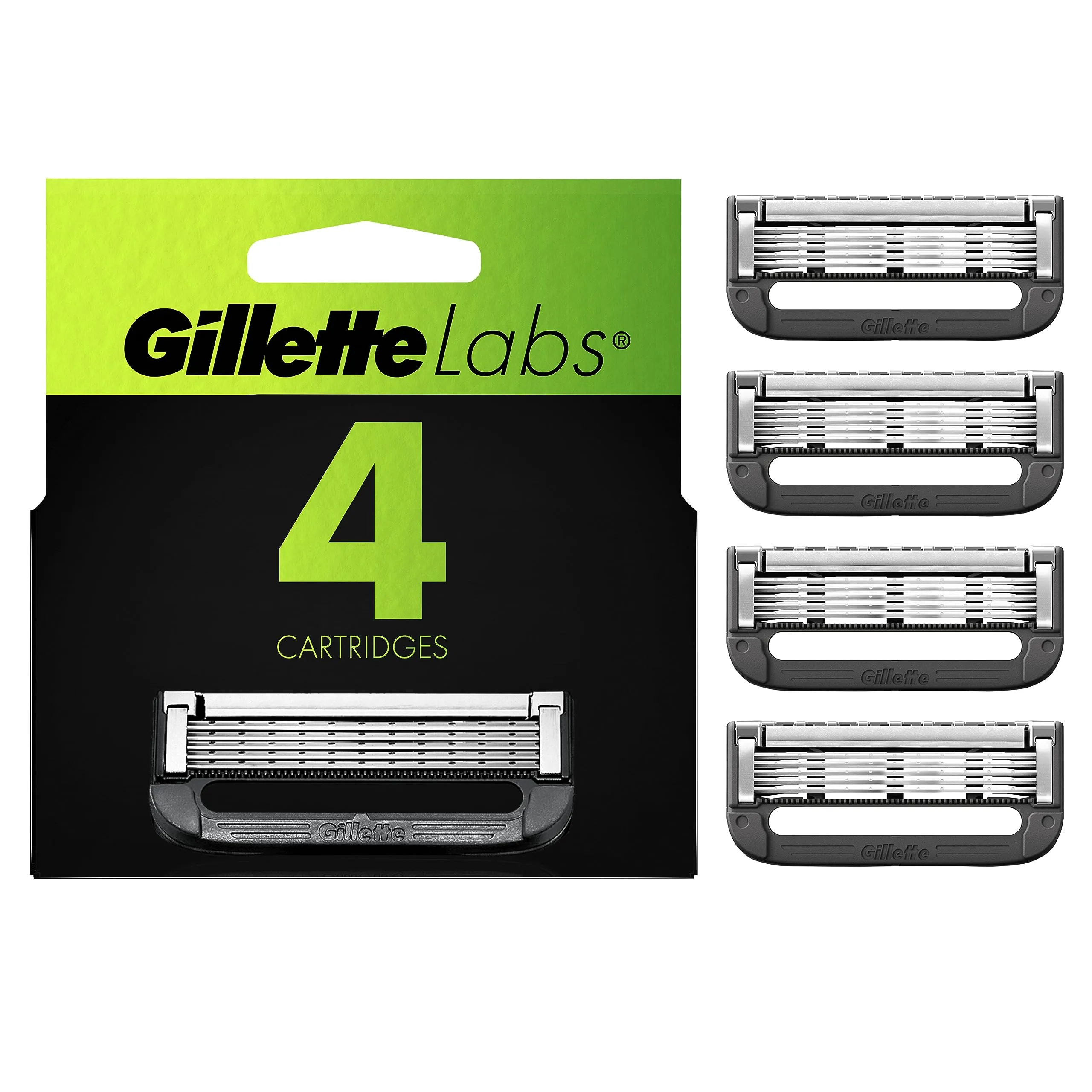 Gillette Labs Exfoliating Cartridge - 4 CT