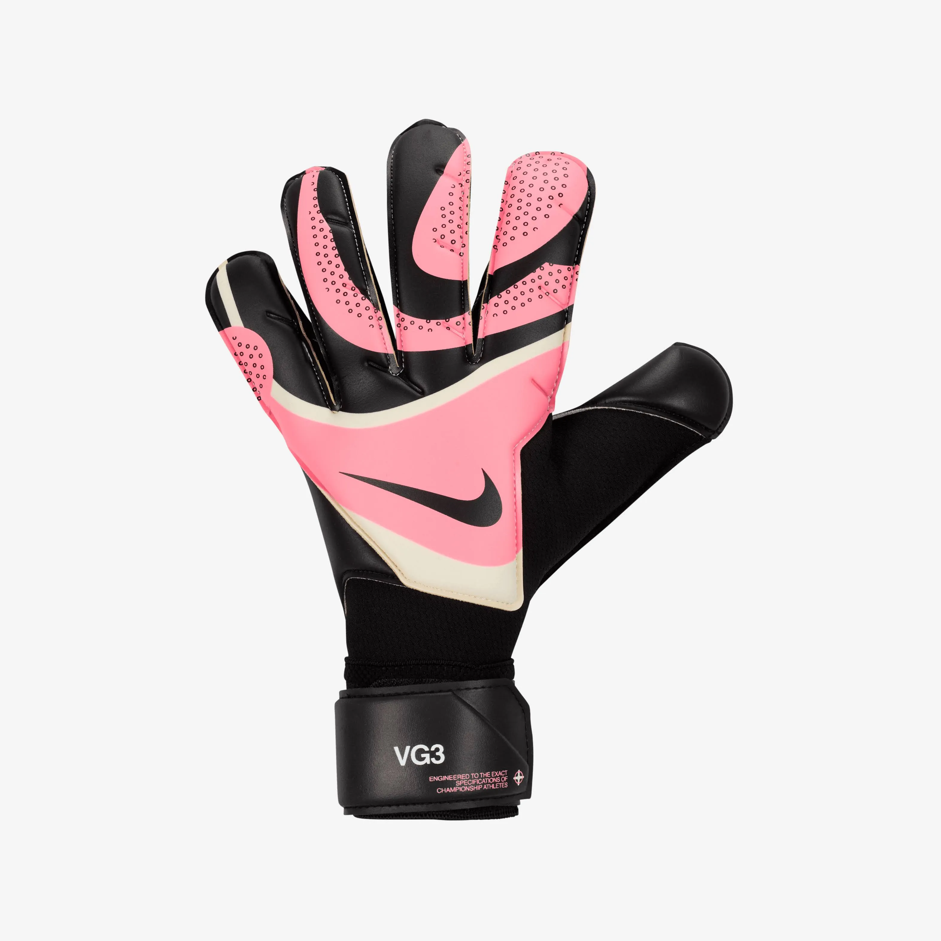 Nike Mercurial Vapor Grip Goalkeeper Gloves in Black/Pink