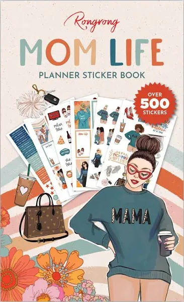 Mom Life Planner Sticker Book | Hand Drawn Stickers | Shop Rongrong