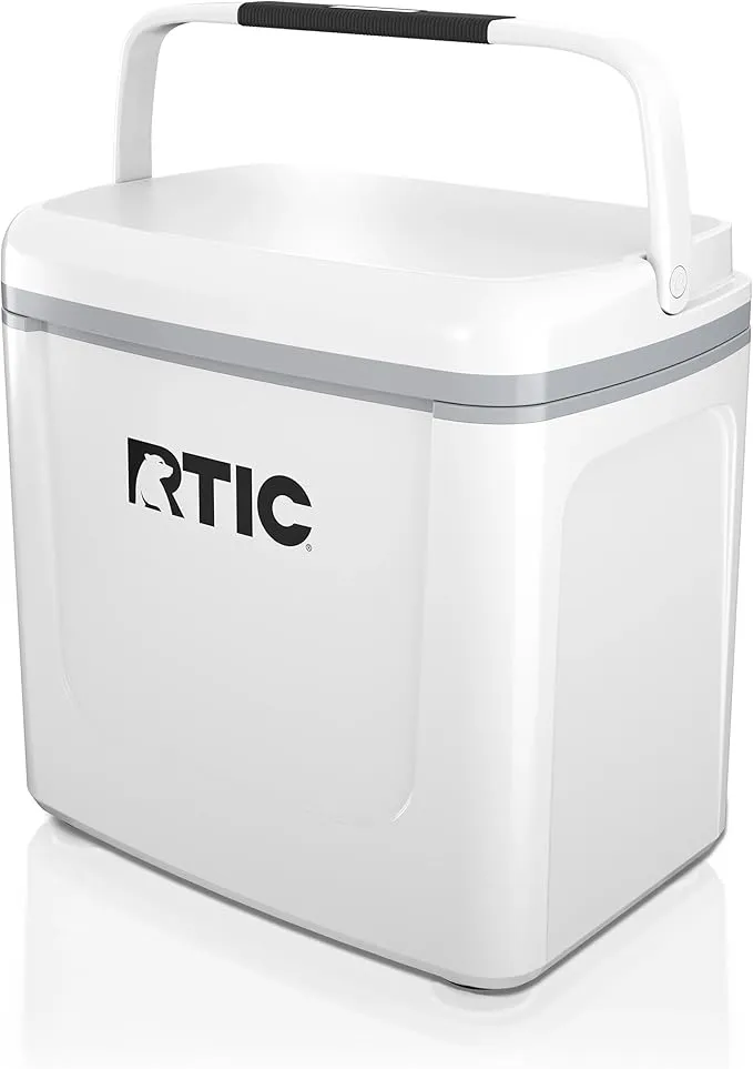 RTIC 8 QT Road Trip Personal Cooler, Small, Compact, Insulated, Portable Ice Chest Box for Food, Drink, Beverage, Beach, Camping, Picnic, Fishing, Boat, 12-Can Capacity