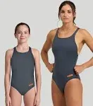 Arena Swimsuit - Women - Asphalt-Black - Size: 32 - Team Swim Pro Solid One Piece