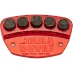 Tail Devil Red Skateboard Spark Plate