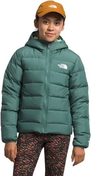 The North Face Girls' Reversible North Down Hooded Jacket