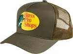 Bass Pro Shops Mesh Trucker Cap - Olive