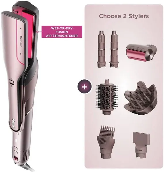 Shark FlexFusion Air & Ceramic System with Air Straightener For Curly & Coily Hair