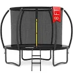 Jumpzylla Trampoline 8FT 10FT 12FT 14ft Trampoline with Enclosure