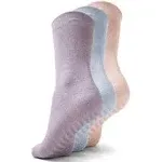 New Gripjoy Women&#039;s Crew Socks with Grips (Pack of 3)