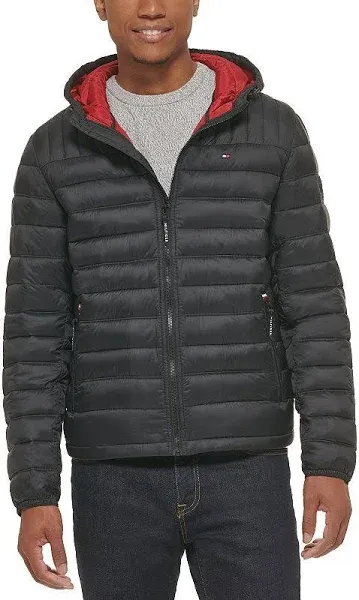 Men&#x27;s Sherpa Lined Hooded Quilted Puffer Jacket.