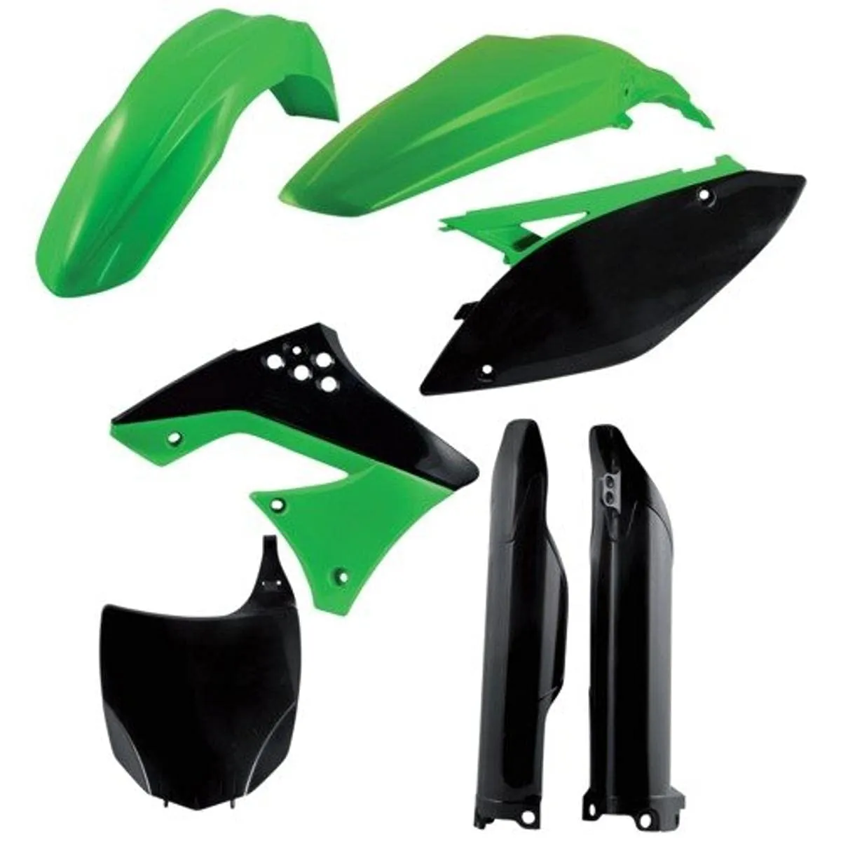 Acerbis Plastic Kit Green 2198050145