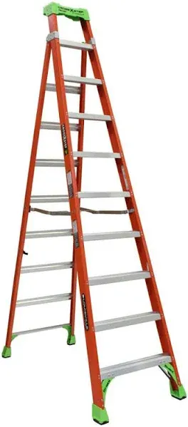 Louisville Ladder FXS1510 10 ft. Fiberglass Cross-Step Ladder